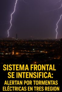 SISTEMA FRONTAL GOLPEARÁ CON FUERZA A BIOBÍO, ÑUBLE Y MAULE