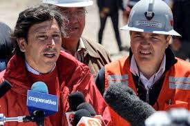 Laurence Golborne se incorpora al Consejo Internacional de rescate en El Teniente