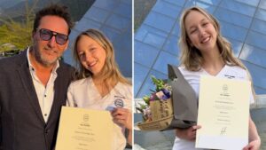 🔴 “ME PUEDO MORIR EN PAZ”: DANIEL FUENZALIDA CELEBRA LA TITULACIÓN DE SU HIJA IGNACIA COMO ENFERMERA.